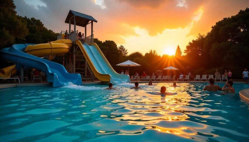 Cascading waterfalls in Valencia forest